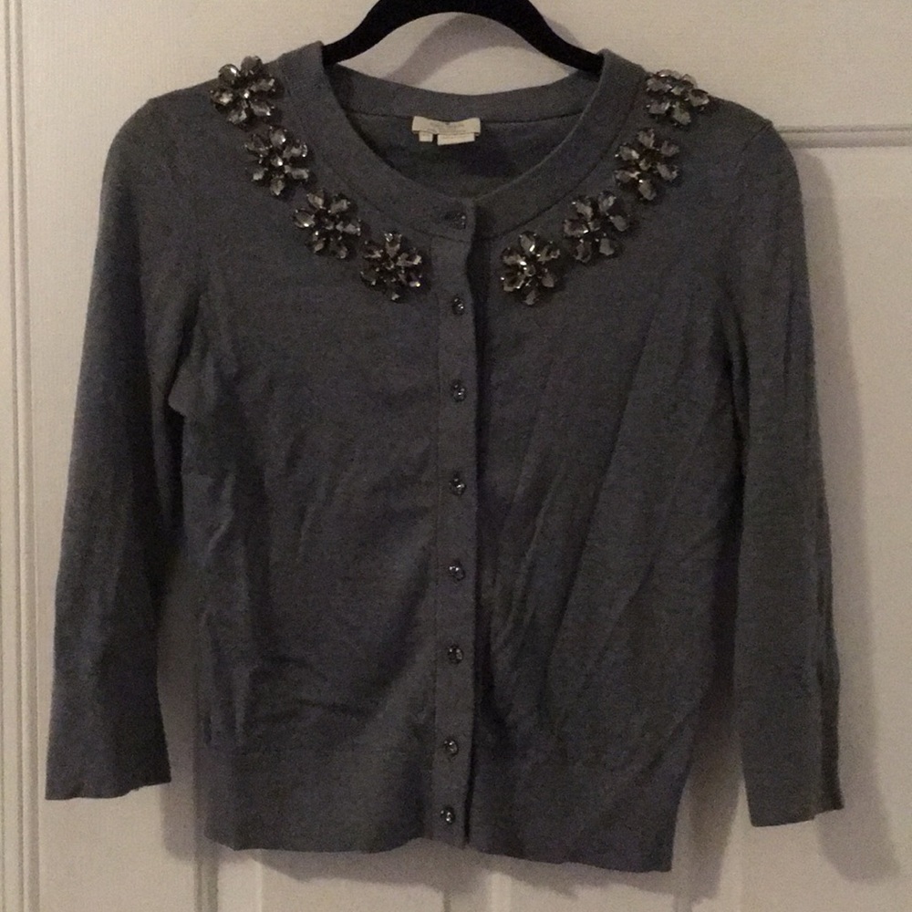 Kate Spade Charcoal Grey Cardigan